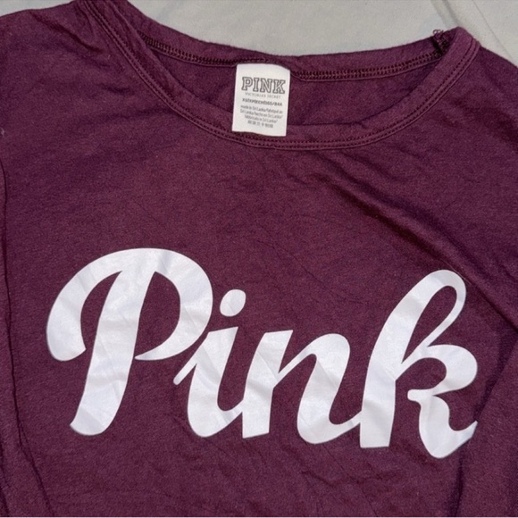 PINK LONG SLEEVE TEE - Picture 2 of 3